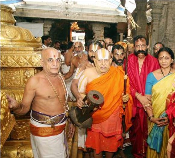 HH Srimath Andavan Mangalasasanam at Tirumala