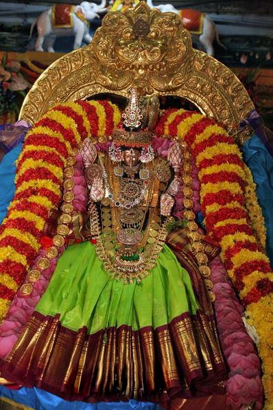 Thiruchanoor Sri Padmavathi Thayar Karthiga Brahmotsavam: Dwajarohanam