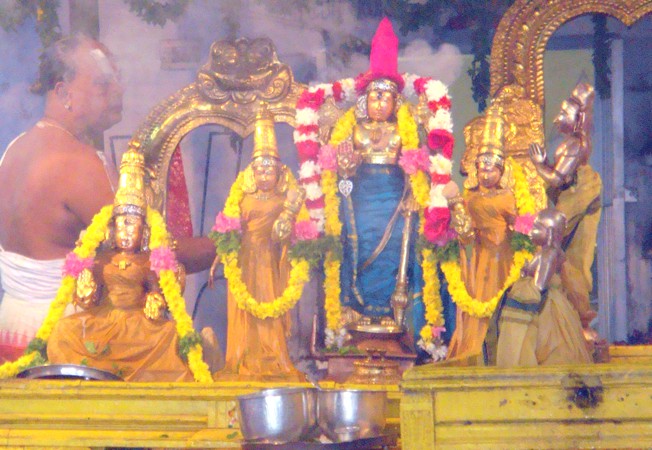 Poigai Azhwar Thirunakshatram Utsavam At Avathara Sthalam Thiruvekka:Part 2 (Thirumanjanam)