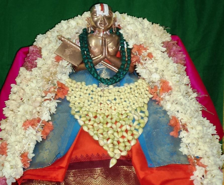 Thiruvelukkai Sri Azhagiya Singaperumal Temple Manmadha Varusha Swami Ramanujar Avatara Utsavam