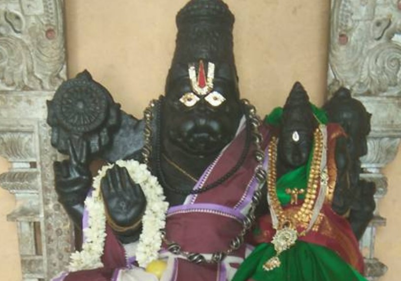 Swathi Thirumanjanam at Nagapattu Sri Anantha Lakshmi Narasimha Perumal Temple