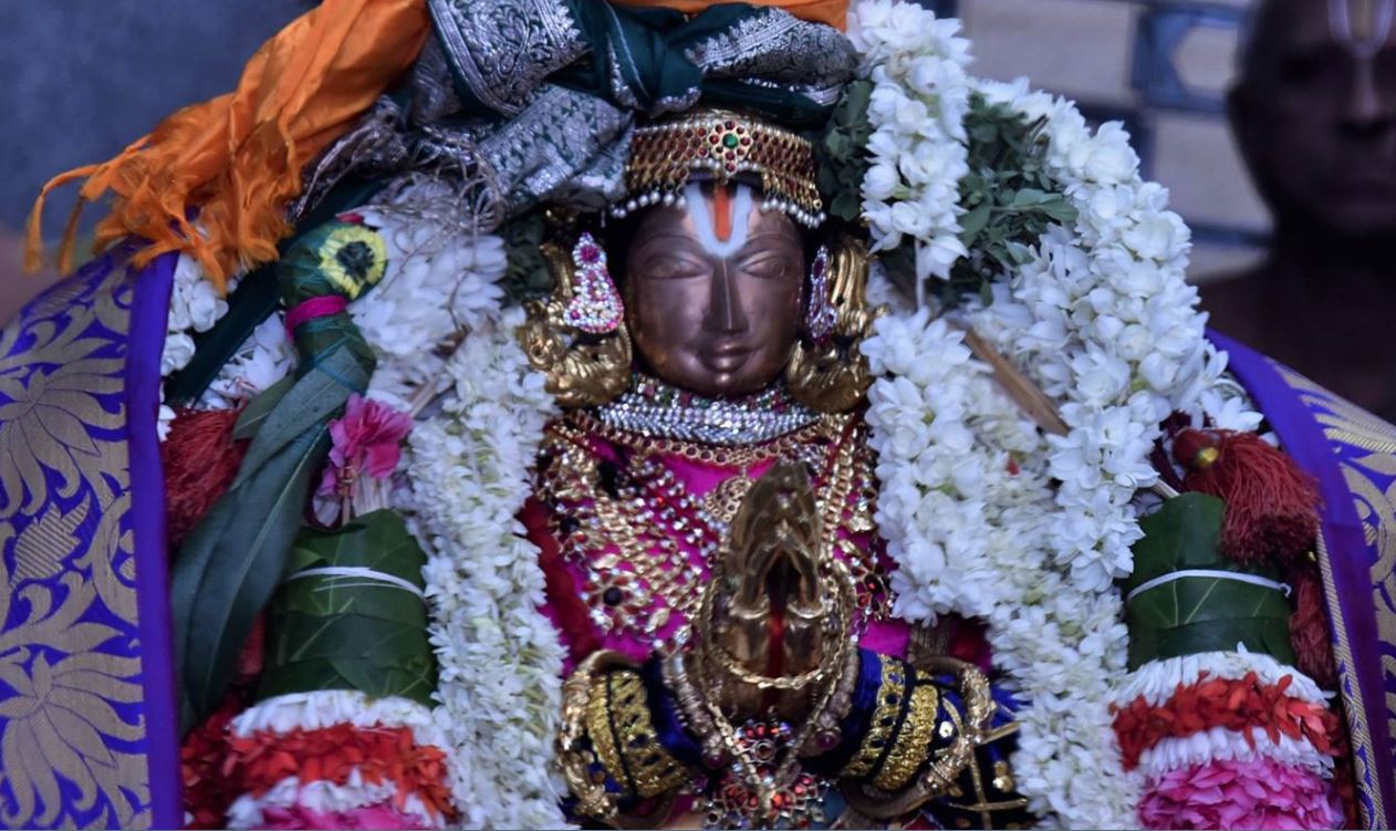Triplicane Ahobila Mutt Swami Desikan Durmukhi Varusha Thirunakshatra Utsavam Concludes : Morning Purappadu