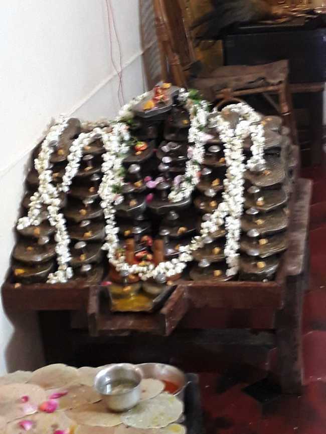 Dwadasi Paduka Aradhanam by HH 46th Srimath Azaghiyasingar At Ahobilam