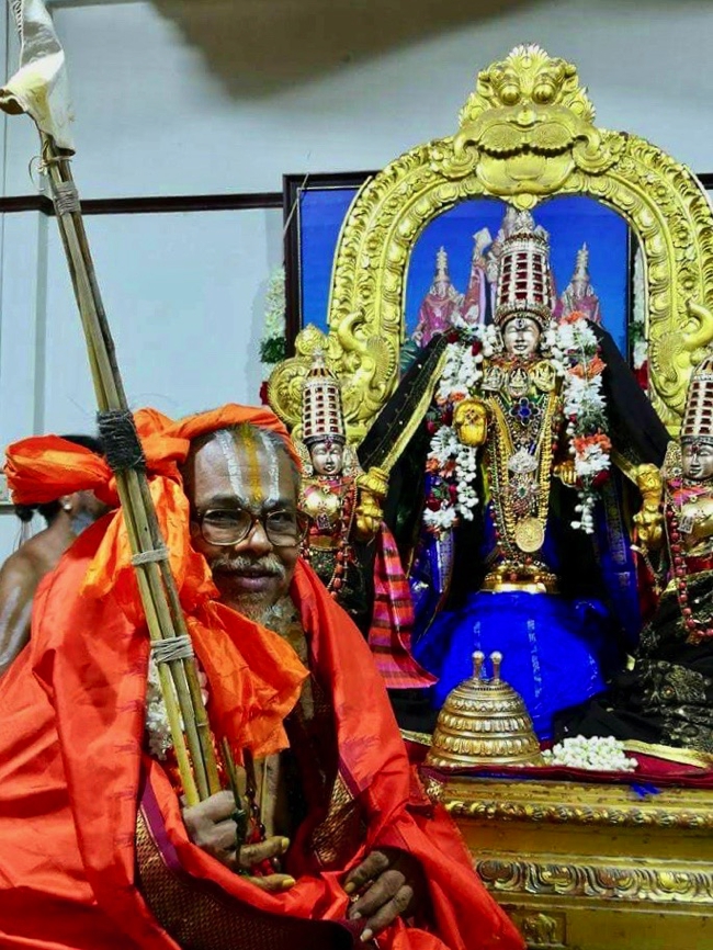 HH46th Srimad Azagiyasingar Mangalasasanam at Mylapore Desika Bhavanam