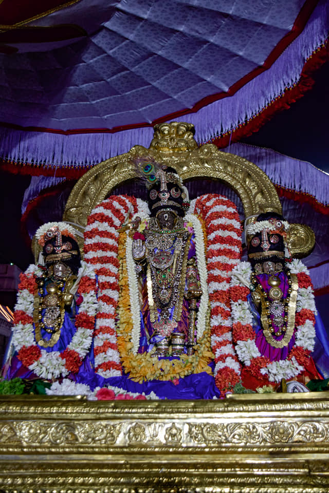 Thiruvallikeni Sri Parthasarathy Perumal Temple Deepavali Purappadu & Sri Manavala Mamunigal Utsavam Day 5
